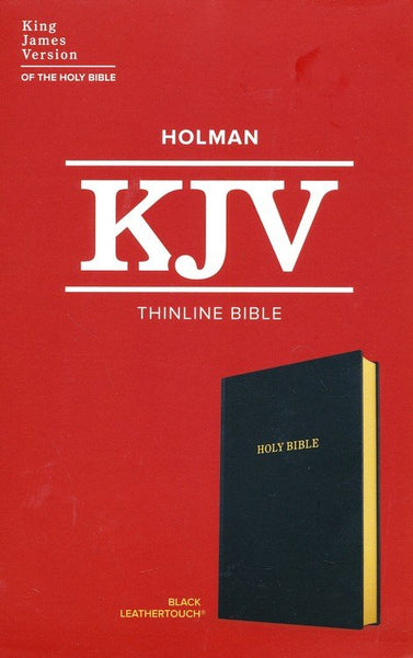 KJV Thinline Bible-Black LeatherTouch