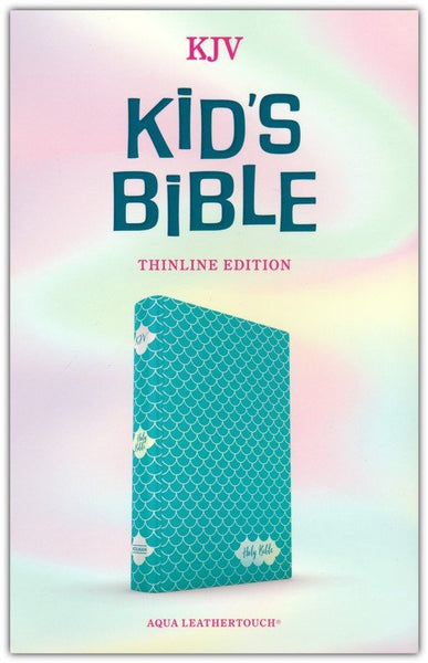 KJV Kids Bible Thinline Edition-Aqua LeatherTouch