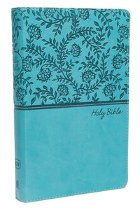 KJV Deluxe Gift Bible (Comfort Print)-Turquoise Leathersoft