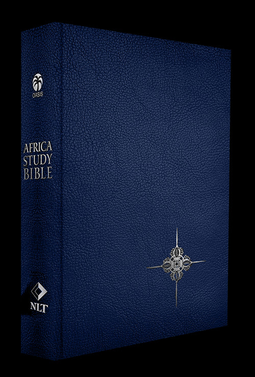 NLT Africa Study Bible (Silver Cross Blue)