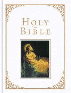 KJV Family Bible: Pure Cambridge Edition with Family Record, Classic Paintings, and More (White Imitation Leather-Over-Board)