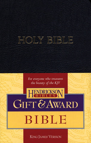 KJV Gift And Award Bible-Black Flexisoft