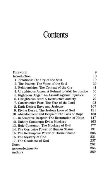 Cry of the Soul: How Our Emotions Reveal Our Deepest Questions About God