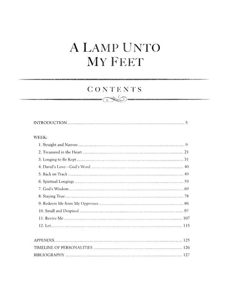 A Lamp Unto My Feet (Walk) (A 12-Week Study Through Psalm 119)