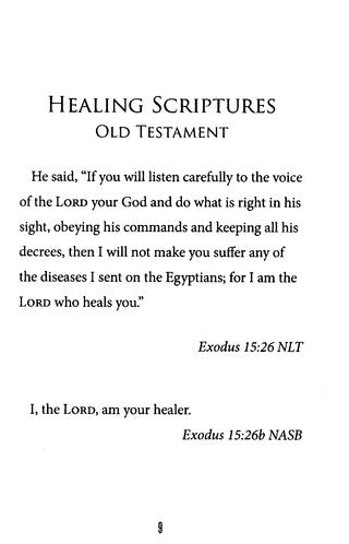 Pocket Bible On Healing