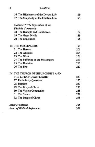 The Cost of Discipleship by Dietrich Bonhoeffer