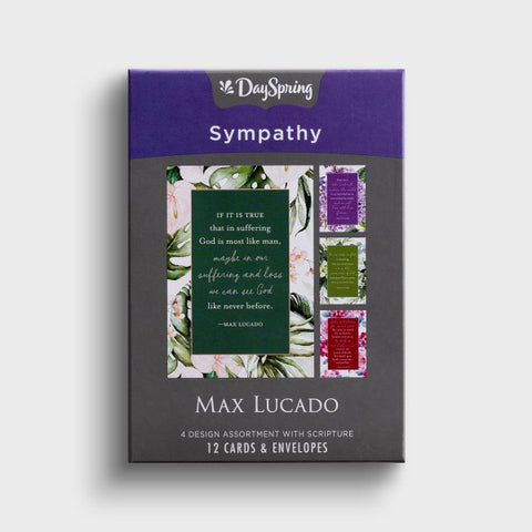 Card-Boxed-Sympathy-Max Lucado (Box Of 12)