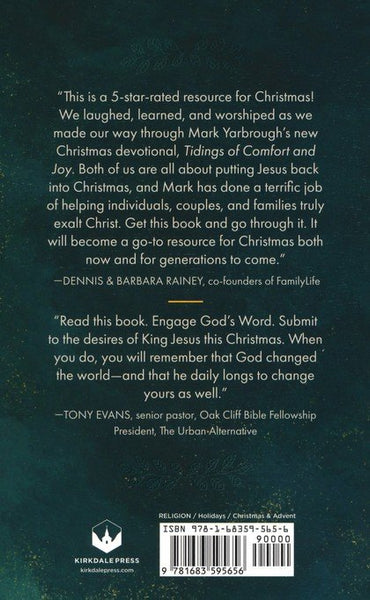 Tidings of Comfort and Joy: 25 Devotions Leading to Christmas by Mark M. Yarbrough