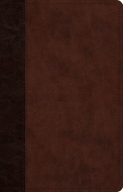 ESV Large Print Thinline Reference Bible: Brown/Walnut Timeless Design TruTone Edition - 10.5-Point Type, Cross-References, and Concordance