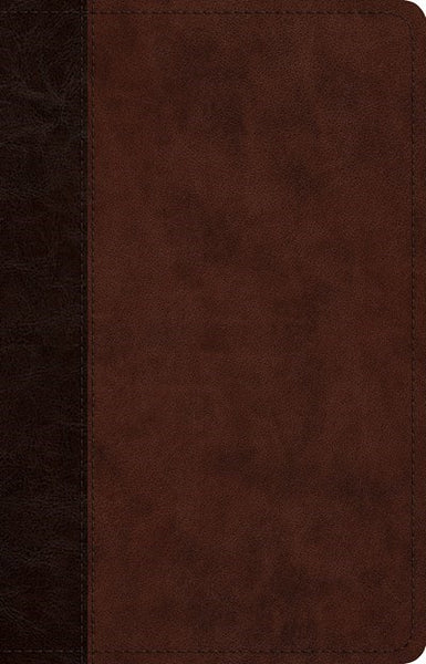 ESV Large Print Thinline Reference Bible: Brown/Walnut Timeless Design TruTone Edition - 10.5-Point Type, Cross-References, and Concordance