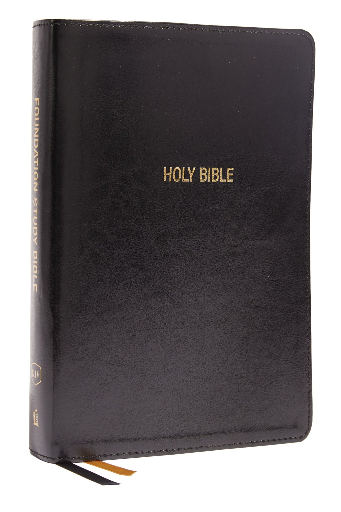 KJV Foundation Study Bible/Large Print (Comfort Print)-Black Leathersoft