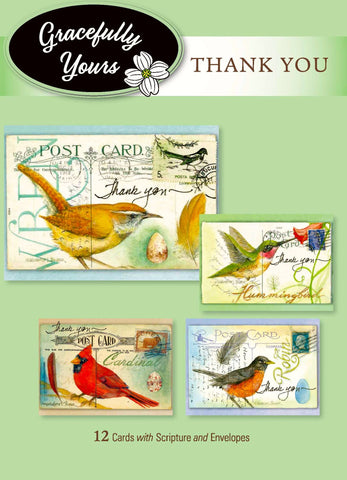 CARD-BOXED-THANK YOU-GRATEFUL HEARTS #014 (BOX OF 12)