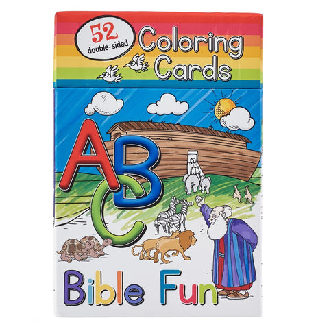 Coloring Cards ABC Bible Fun (Box Of 52)