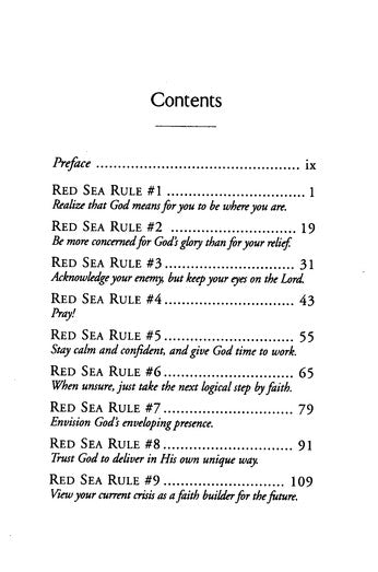 Red Sea Rules: 10 God-Given Strategies for Difficult Times with Study Questions by Robert Morgan