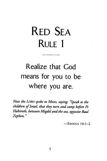 Red Sea Rules: 10 God-Given Strategies for Difficult Times with Study Questions by Robert Morgan