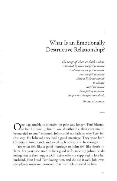 The Emotionally Destructive Relationship