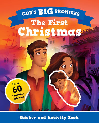 God's Big Promises Christmas Sticker and Activity Book: Fun and Faithful Activities for Kids Aged 3-7