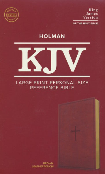 KJV Large Print Personal Size Reference Bible: Brown Leathertouch, Red Letter Edition | Easy-to-Read with Full-Color Maps, Cross-References, and Presentation Page (Pure Cambridge Text)