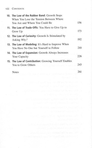 The 15 Invaluable Laws of Growth: Live Them and Reach Your Potential (Softcover)