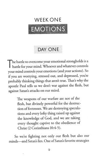 30 Days To Overcoming Emotional Strongholds