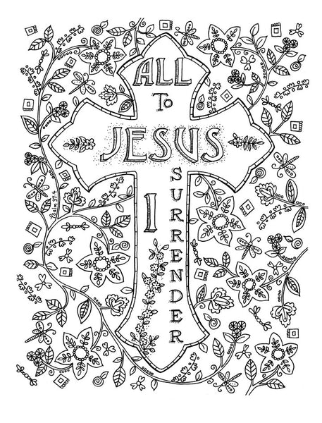 Color the Hymns: A Coloring Book for Adults