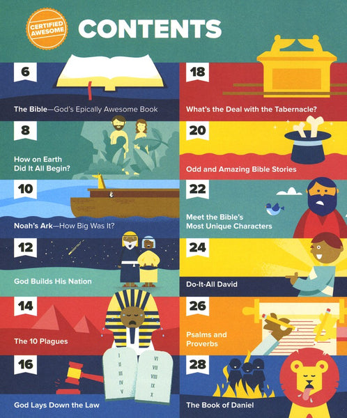 Bible Infographics for Kids Volume 1: Giants, Ninja Skills, a Talking Donkey, and What's the Deal with the Tabernacle?