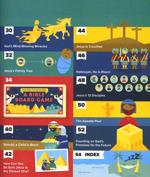 Bible Infographics for Kids Volume 1: Giants, Ninja Skills, a Talking Donkey, and What's the Deal with the Tabernacle?