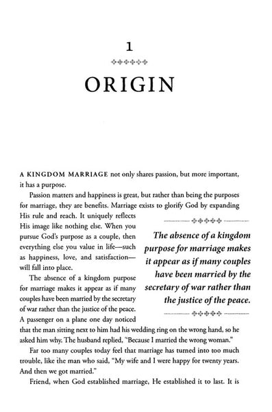 Kingdom Marriage: Connecting God's Purpose with Your Pleasure by Dr. Tony Evans (Softcover Edition)