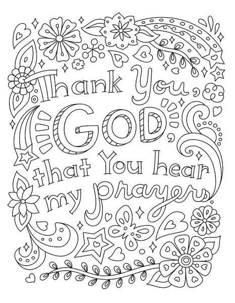 The Power Of A Praying Girl Coloring Book