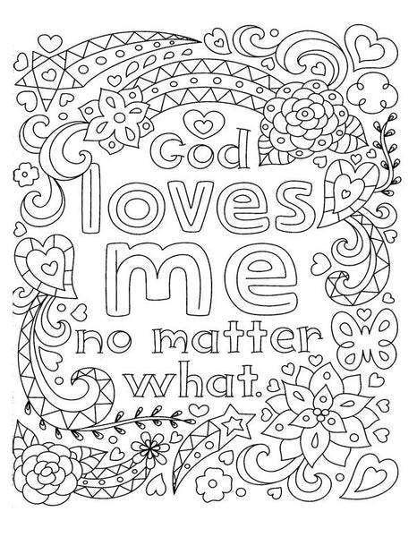 The Power Of A Praying Girl Coloring Book