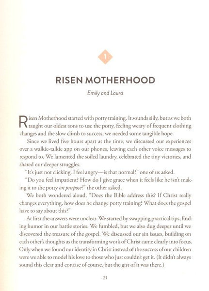 Risen Motherhood (Deluxe Edition): Gospel Hope for Everyday Moments by Emily Jensen and Laura Wifler – Three All-New Chapters