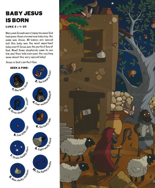 Seek and Find: New Testament Bible Stories – With Over 450 Things to Find and Count!