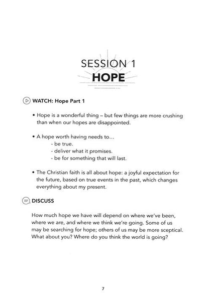 Hope Explored Handbook: What's the best future you could ever imagine? (Evangelistic outreach course/ curriculum/ series/ program introducing Christianity)