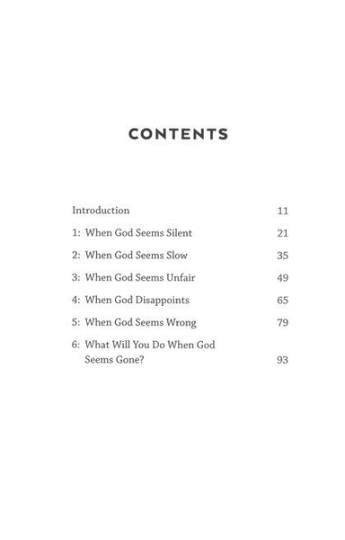 When God Seems Gone: Finding Hope in Suffering, Doubts, and Silence from God by Adam Mabry (Paperback)