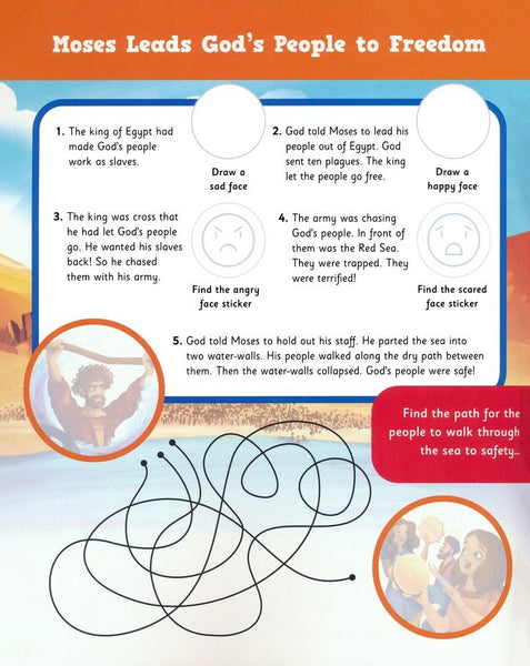 God's Big Promises Bible Heroes Sticker and Activity Book