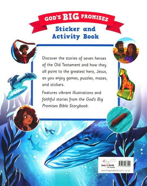 God's Big Promises Bible Heroes Sticker and Activity Book