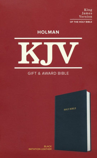 KJV Gift & Award Bible, Black Imitation Leather | Affordable Bulk Purchase, Perfect for Church and School Programs