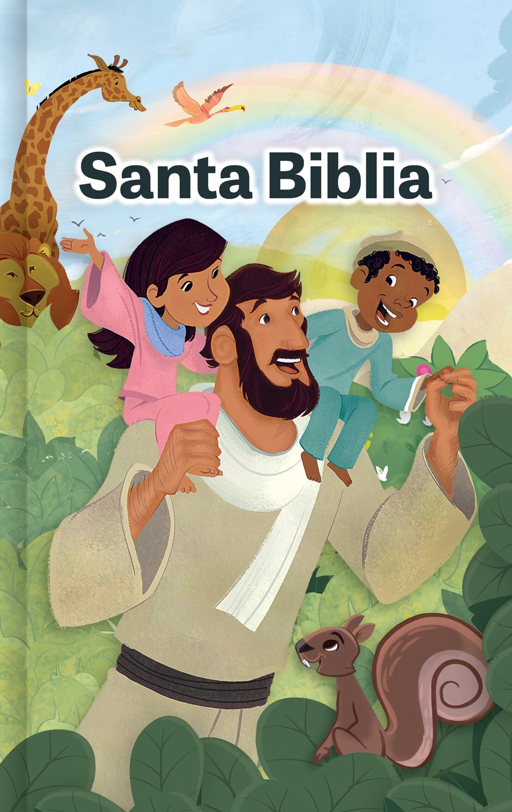 (Spanish Edition) RVR 1960 Kids Interactive Bible: Biblia para Niños Interactiva (Hardcover Edition) - Engaging Augmented Reality Bible Experience with Christ Connections and Big Questions and Answers