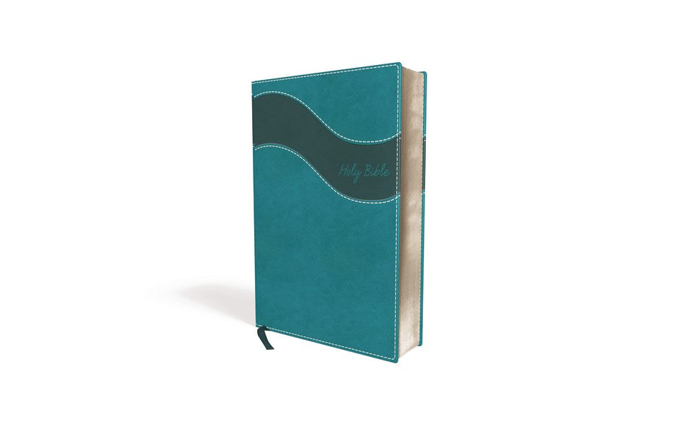 NIV Premium Gift Bible (Comfort Print)-Turquoise Leathersoft