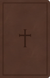 KJV Thinline Bible-Brown LeatherTouch