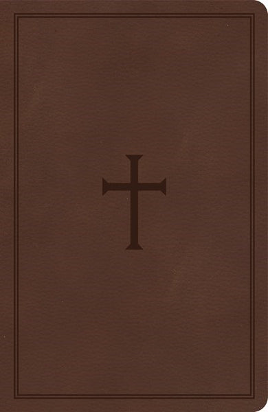 KJV Thinline Bible-Brown LeatherTouch