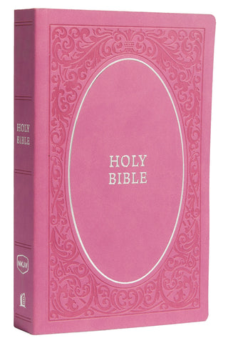 NKJV Holy Bible Soft Touch Edition (Comfort Print)-Pink Leathersoft