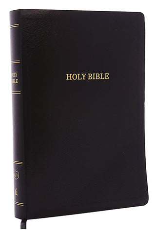 KJV Super Giant Print Reference Bible (Comfort Print)-Black Leatherflex Indexed