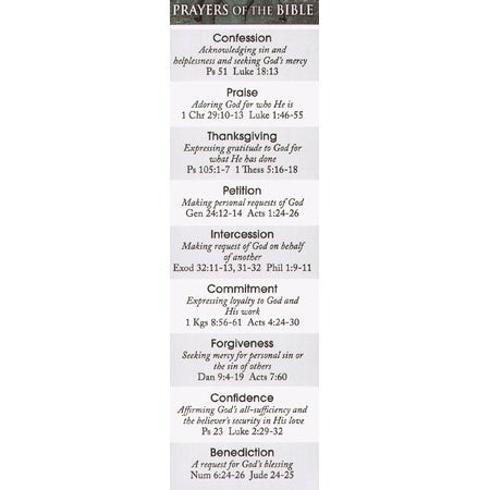 Bookmark-Prayers Of The Bible (Pack Of 25)