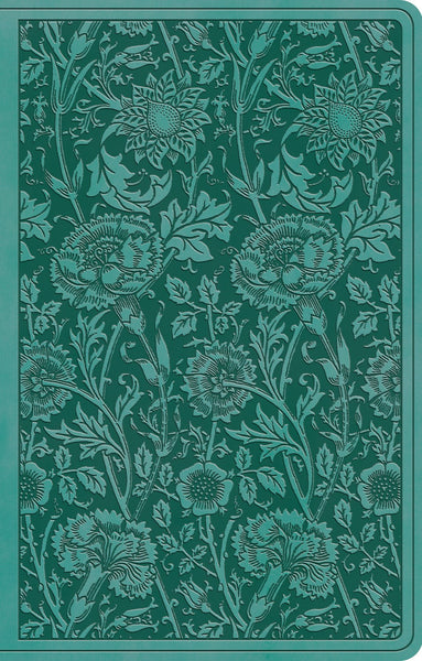 ESV Premium Gift Bible: Complete ESV Text with Concordance (Teal Floral Design TruTone Edition)