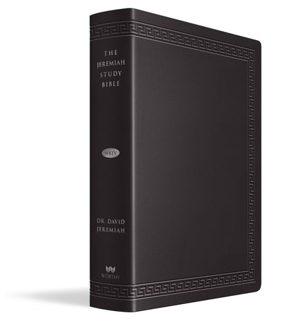 The Jeremiah Study Bible, New King James Version: Large Print Edition – What It Says, What It Means, What It Means for You (Holy Bible, Black LeatherLuxe®)