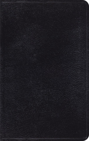 ESV Thinline Bible: Complete ESV Text with Concordance and Full-Color Maps (Black Genuine Leather Edition)