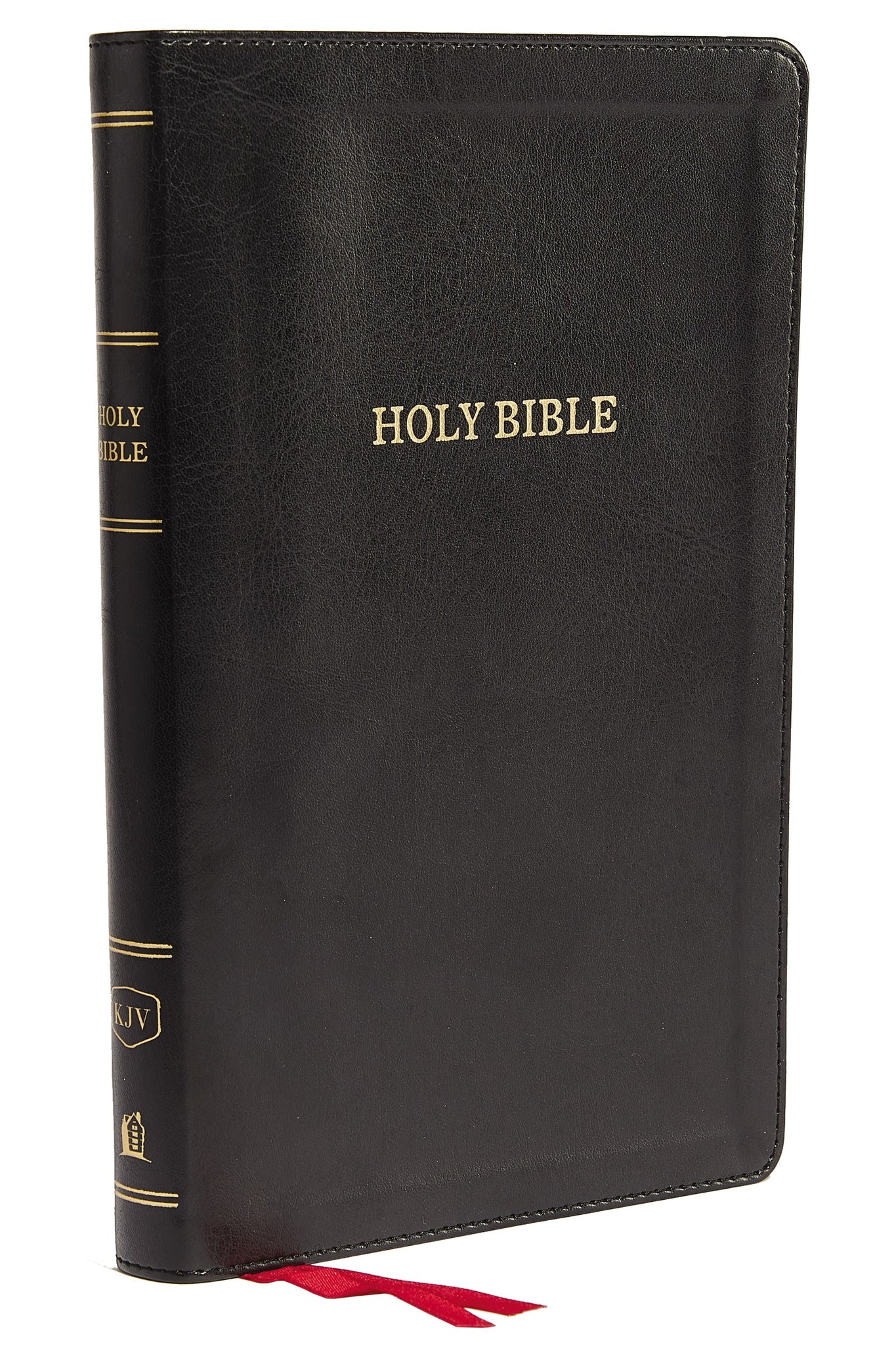 KJV Thinline Reference Bible (Comfort Print)-Black Deluxe Leathersoft Indexed