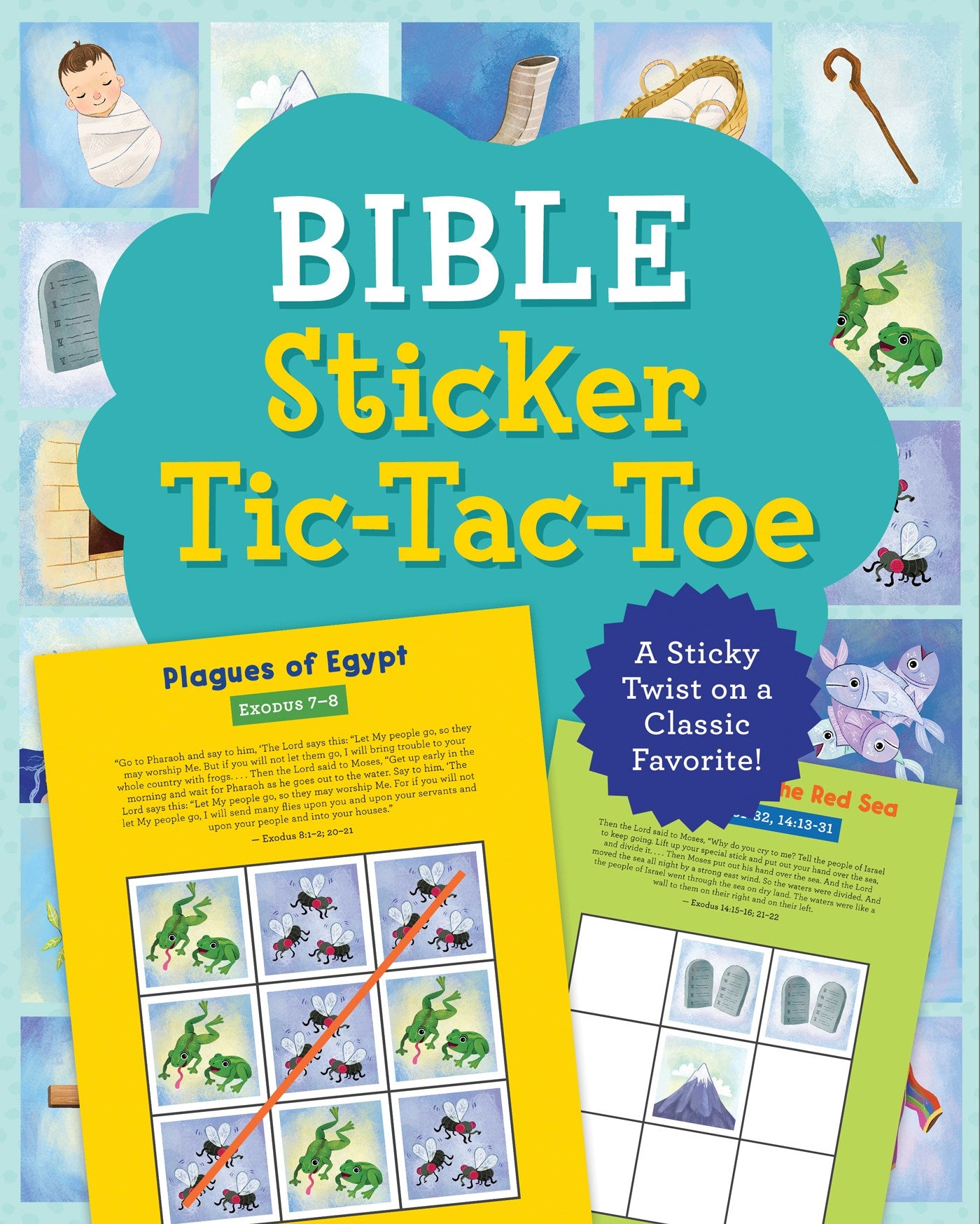 Bible Sticker Tic-Tac-Toe: A Sticky Twist on a Classic Favorite!