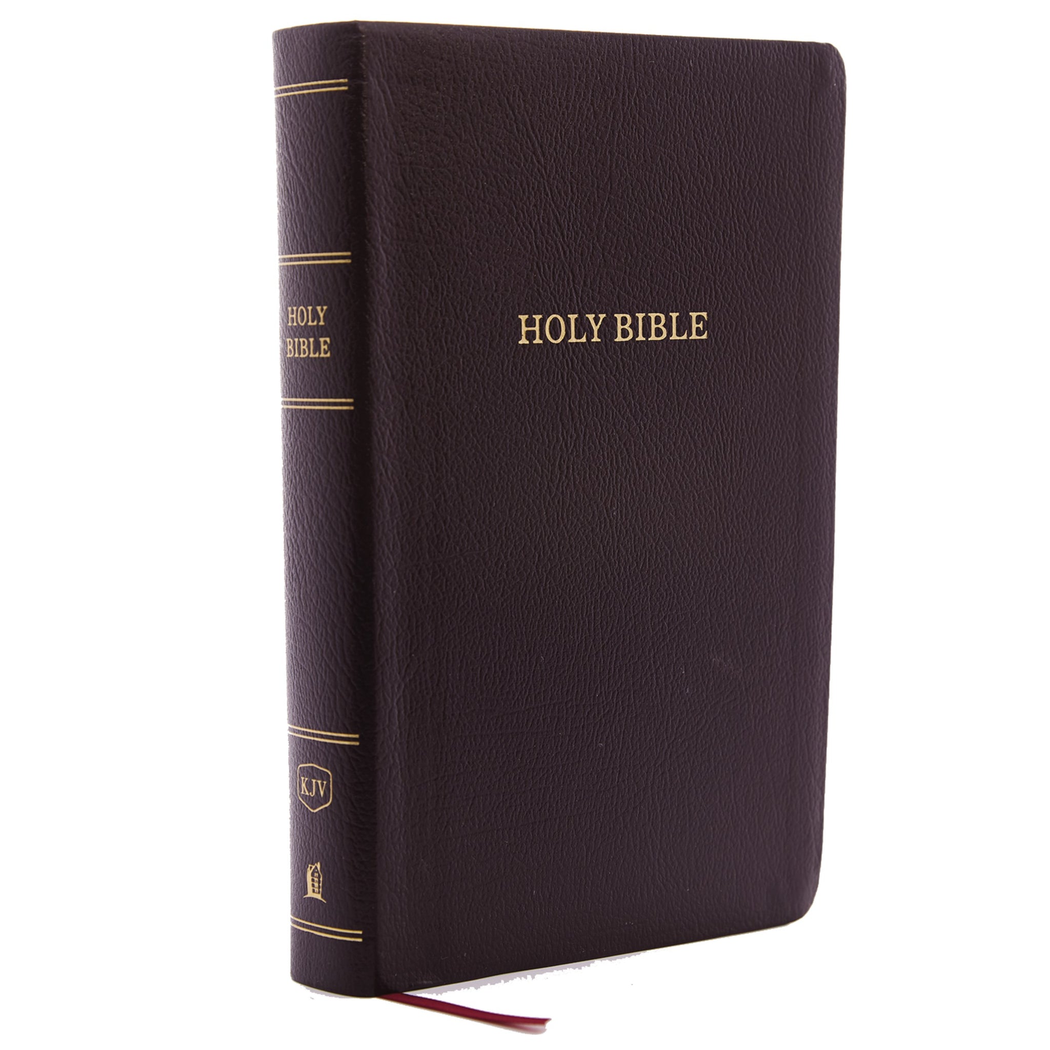 KJV Personal Size Giant Print Reference Bible (Comfort Print)-Burgundy Bonded Leather Indexed